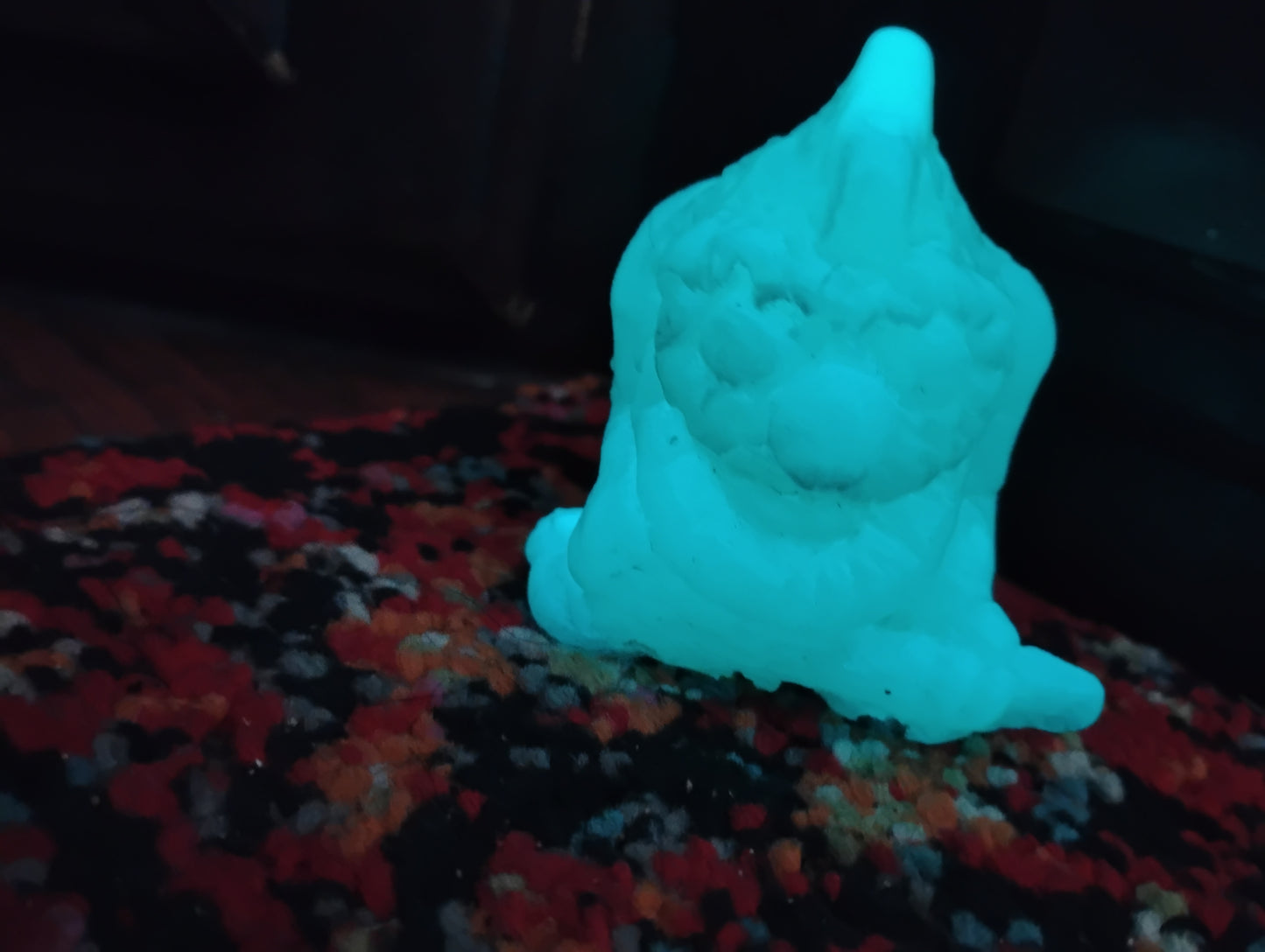 000. Blue Green Glow in the Dark Bucket of Booger Brains Booger Rock Booger Rocker.