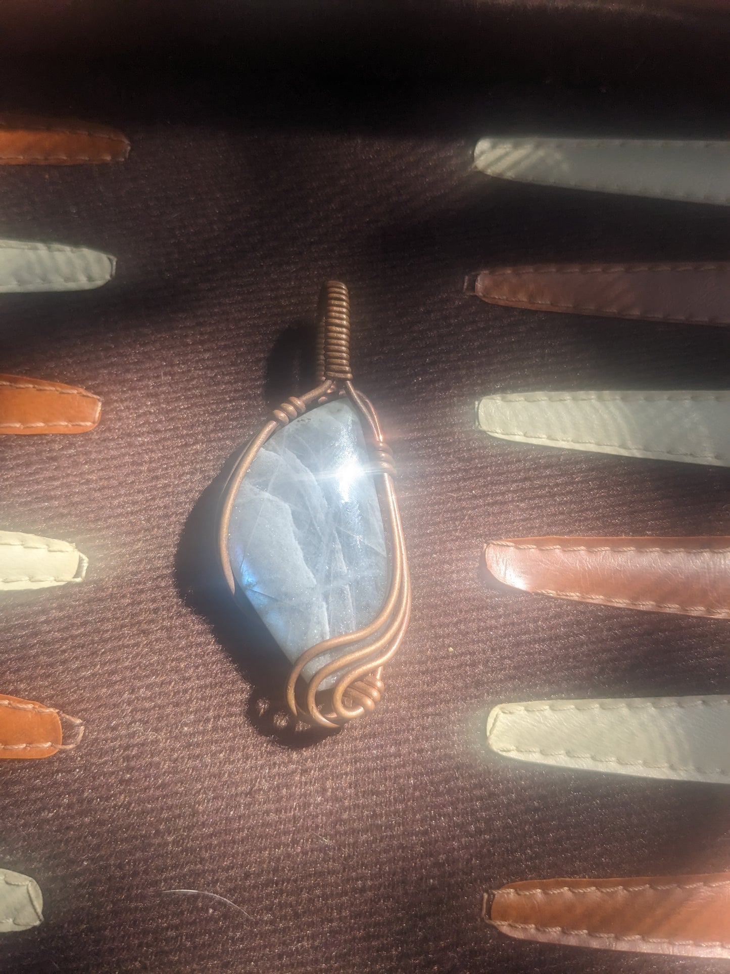 Autumn's Wraps Labradorite Pennant