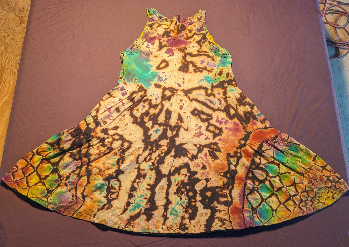 1. Woman's Small (4-6) Psychedelic Mess The Dress