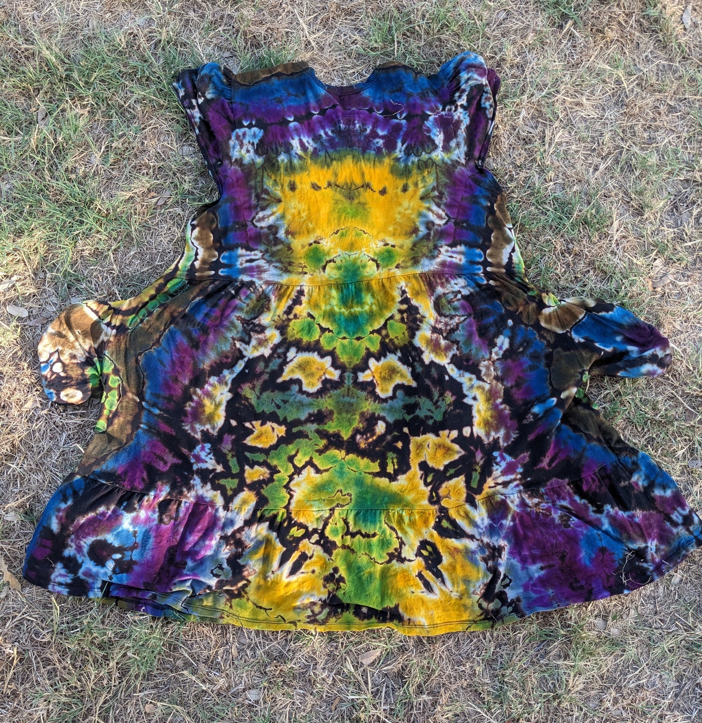 XL Reverse Mandala Magic Dress w/ Pockets