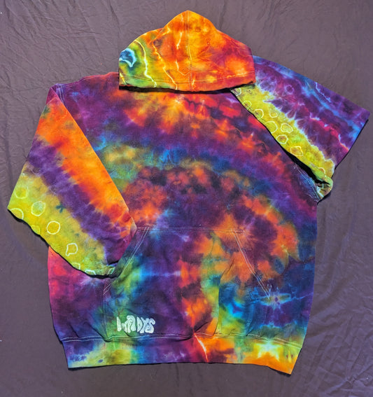 1. Large Freestyle Rainbow Pullover
